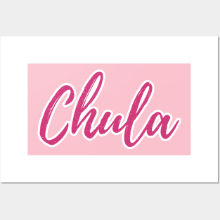 Chula - pink design Posters and Art